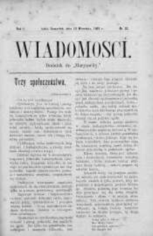 Wiadomości Maryawickie 12 wrzesień 1907 nr 37