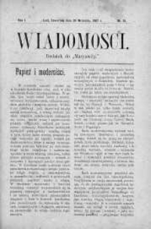 Wiadomości Maryawickie 26 wrzesień 1907 nr 39