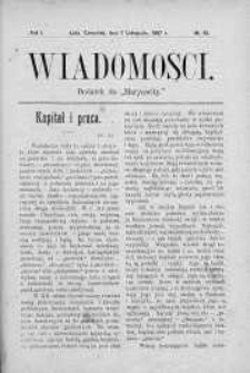 Wiadomości Maryawickie 7 listopad 1907 nr 45