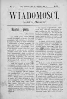 Wiadomości Maryawickie 14 listopad 1907 nr 46