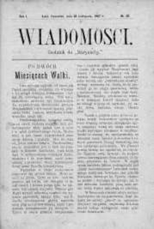 Wiadomości Maryawickie 28 listopad 1907 nr 48