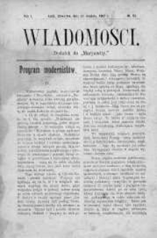 Wiadomości Maryawickie 26 grudzień 1907 nr 52
