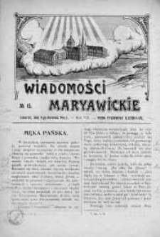 Wiadomości Maryawickie 9 kwiecień 1914 nr 15