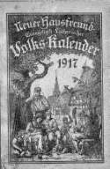 Neuer Hausfreund: Evangelisch-Lutherischer Volks-Kalender für das Jahr 1917