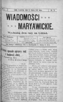 Wiadomości Maryawickie 18 marzec 1909 nr 21