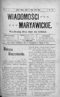 Wiadomości Maryawickie 22 maj 1909 nr 40