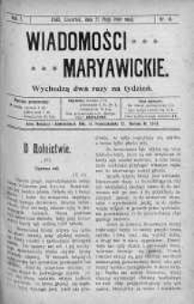 Wiadomości Maryawickie 27 maj 1909 nr 41