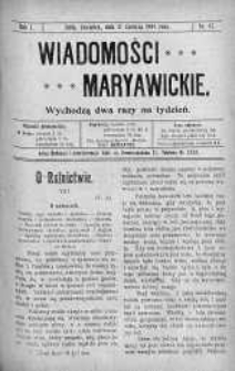 Wiadomości Maryawickie 17 czerwiec 1909 nr 47