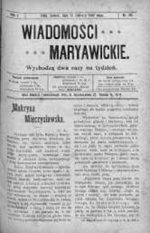 Wiadomości Maryawickie 26 czerwiec 1909 nr 50