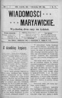 Wiadomości Maryawickie 7 październik 1909 nr 79