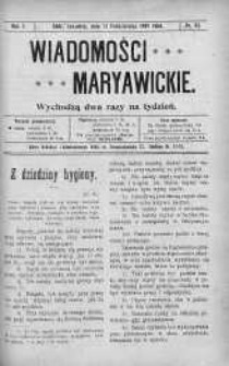 Wiadomości Maryawickie 21 październik 1909 nr 83