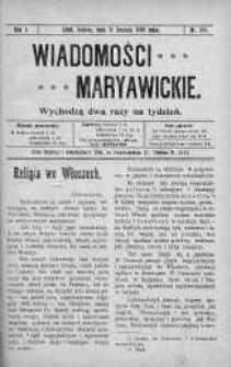 Wiadomości Maryawickie 18 grudzień 1909 nr 100