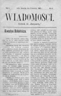 Wiadomości Maryawickie 2 kwiecień 1908 nr 14