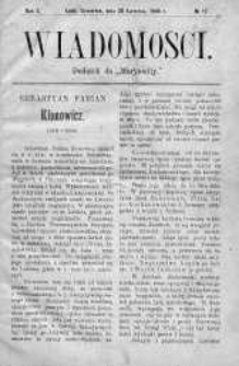 Wiadomości Maryawickie 23 kwiecień 1908 nr 17