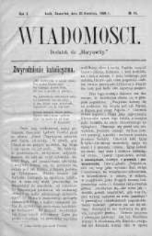 Wiadomości Maryawickie 30 kwiecień 1908 nr 18