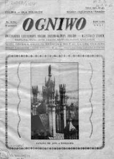 Ogniwo. Dwutygodnik ilustrowany, narodowy, społeczno-polityczny, popularny - wszystkich stanów 30 październik 1937 nr 2