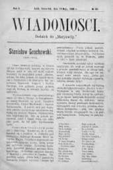 Wiadomości Maryawickie 14 maj 1908 nr 20