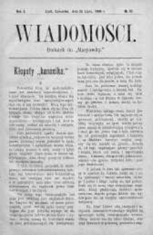 Wiadomości Maryawickie 23 lipiec 1908 nr 30