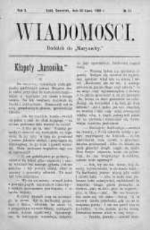 Wiadomości Maryawickie 30 lipiec 1908 nr 31