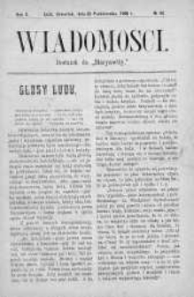 Wiadomości Maryawickie 22 październik 1908 nr 43