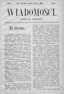 Wiadomości Maryawickie 10 grudzień 1908 nr 50