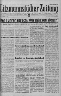 Litzmannstaedter Zeitung 11 wrzesień 1943 nr 254
