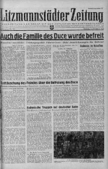 Litzmannstaedter Zeitung 14 wrzesień 1943 nr 257