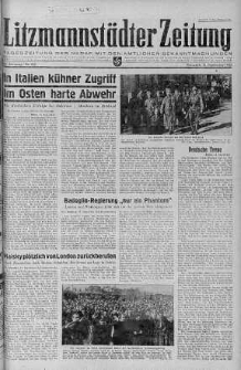 Litzmannstaedter Zeitung 15 wrzesień 1943 nr 258