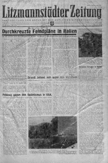 Litzmannstaedter Zeitung 1 październik 1943 nr 274