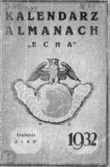 Kalendarz Almanach "Echa" 1932