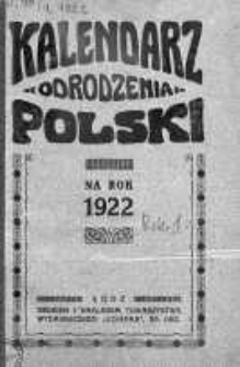Kalendarz Odrodzenia Polski na Rok 1922