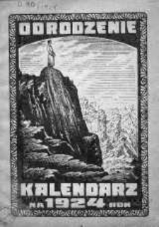 Kalendarz Odrodzenia Polski na Rok 1924