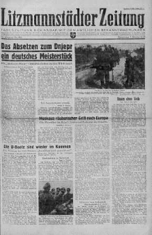 Litzmannstaedter Zeitung 7 październik 1943 nr 280
