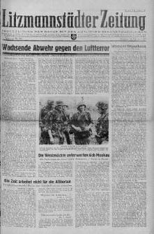Litzmannstaedter Zeitung 12 październik 1943 nr 285