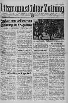 Litzmannstaedter Zeitung 15 październik 1943 nr 288