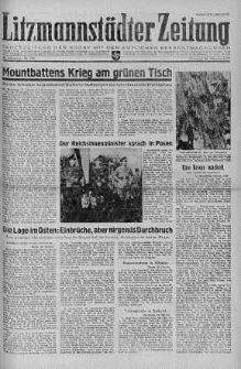 Litzmannstaedter Zeitung 26 październik 1943 nr 299