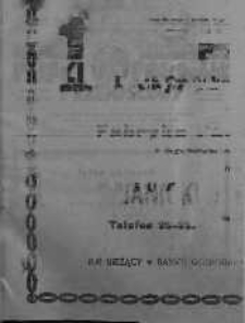 Polski Pracownik Przemysłowy. Organ Związku majstrów Fabrycznych Rzeczpospolitej Polskiej sierpień R. 3. 1926/1927 nr 6