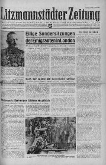 Litzmannstaedter Zeitung 4 listopad 1943 nr 308