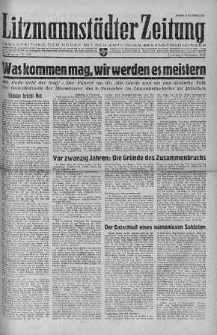 Litzmannstaedter Zeitung 9 listopad 1943 nr 313