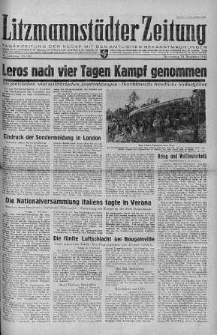 Litzmannstaedter Zeitung 18 listopad 1943 nr 322