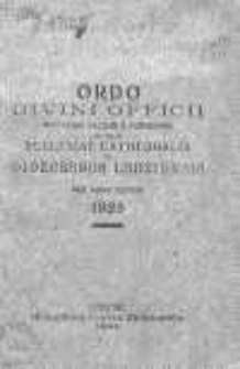 Ordo Divini Officii ac Missarum ad usum Vernerabilis Cleri Dioecesis Lodzensis pro Anno Domini 1925