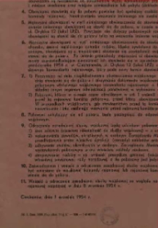 Obwieszczenie Wojskowego Komendanta Rejonowego Ciechanów o przeprowadzeniu poboru w 1954 r. / Wojskowa Komenda Rejonowa Ciechanów.