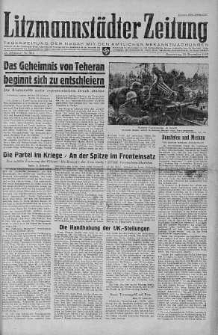 Litzmannstaedter Zeitung 30 grudzień 1943 nr 364