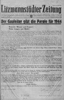Litzmannstaedter Zeitung 31 grudzień 1943 nr 365