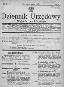 Dziennik Urzędowy Województwa Łódzkiego 1 grudzień 1927 nr 23