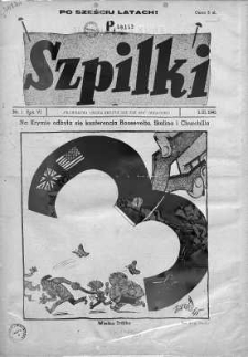 Szpilki 1 marzec 1945 nr 1