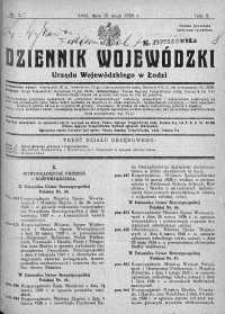 Dziennik Urzędowy Województwa Łódzkiego 15 maj 1928 nr 7