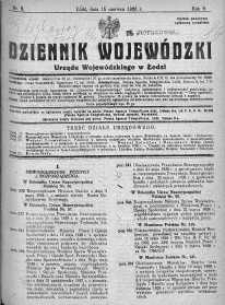 Dziennik Urzędowy Województwa Łódzkiego 15 czerwiec 1928 nr 9