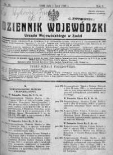 Dziennik Urzędowy Województwa Łódzkiego 1 lipiec 1928 nr 10