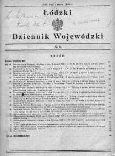 Dziennik Urzędowy Województwa Łódzkiego 1 marzec 1929 nr 5